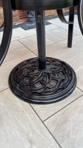 Leatherette Powder Coated Parasol Base