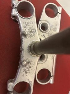 Top and Bottom Motorbike yokes